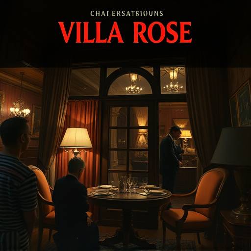 Affiche de la série 'Le Secret de la Villa Rose'